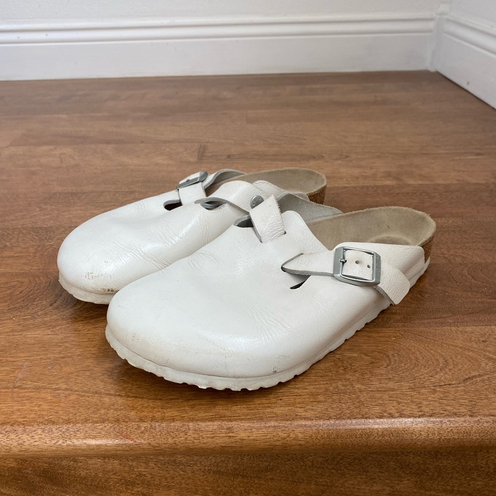 Birkenstock White Clog